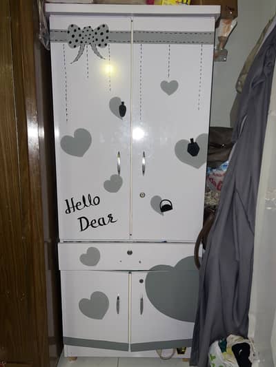 Kids Almari with Hanging, Cupboards and Drawer