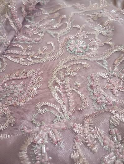 Beautiful pink Net Saree for sale