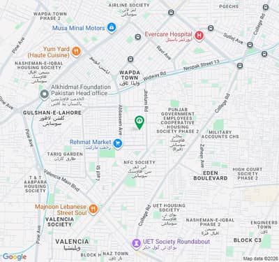 21 Marla Residential plot in K1 Wapda Town