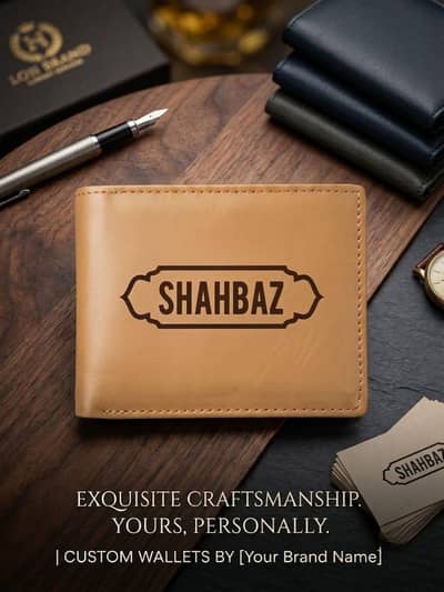 Custom Photo Wallet For Men | Name Printed Personalized Gift