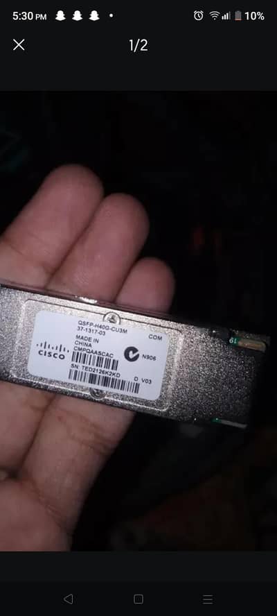 Cisco 10G & 40G DAC Cables | SFP+ / QSFP+ | 1M 2M 3M available