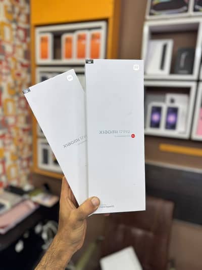 Xiaomi 17 Pro 12/512gb Dual Sim 100% Genuine Stock Complete Box PTA