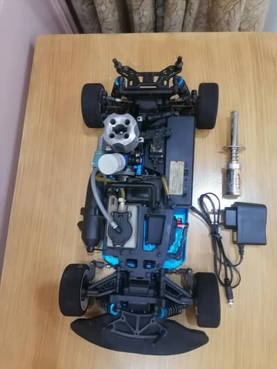 hsp 2 speed rc nitro car 1/10 scale  with egniter