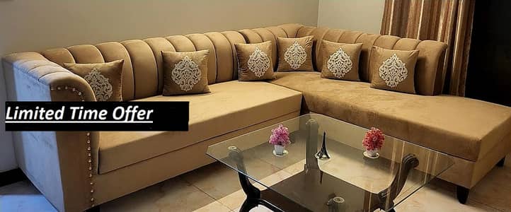 corner sofa - l shape sofa - 6 seater sofa -