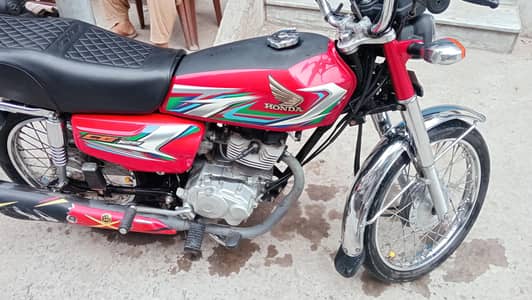 Cg 125 red colour