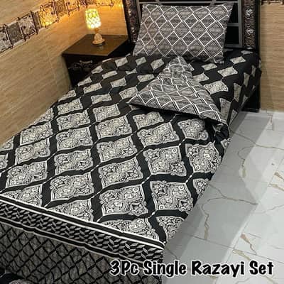 3PC Single Bed Vicky Razayi Set 2026 - 500GSM Warm