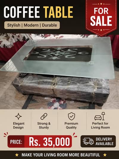 Dining Table for Sale – Good Condition, Strong & Stylish