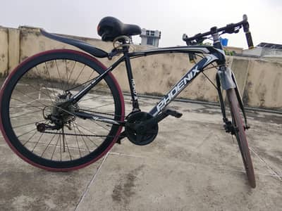 phoenix hybrid road cycle -21 speed Shimano gears-upgrated comfort sea