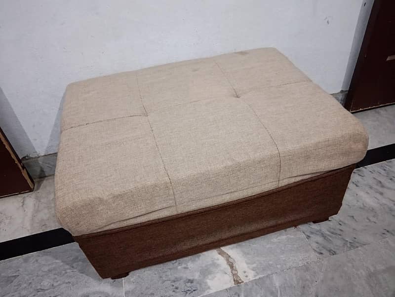L shape sofa with table 5