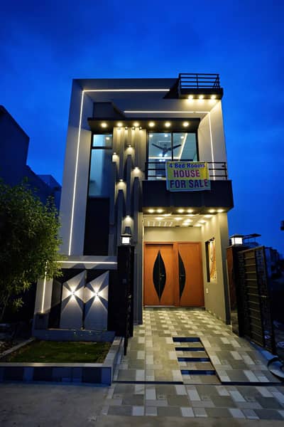 Brand New 3 Marla House for Sale in Al Kabir Town Phase 2 4 Bedrooms