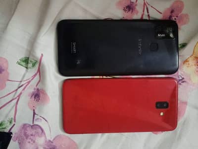 2 Dead Mobile Phones – Infinix Smart + Samsung – For Parts