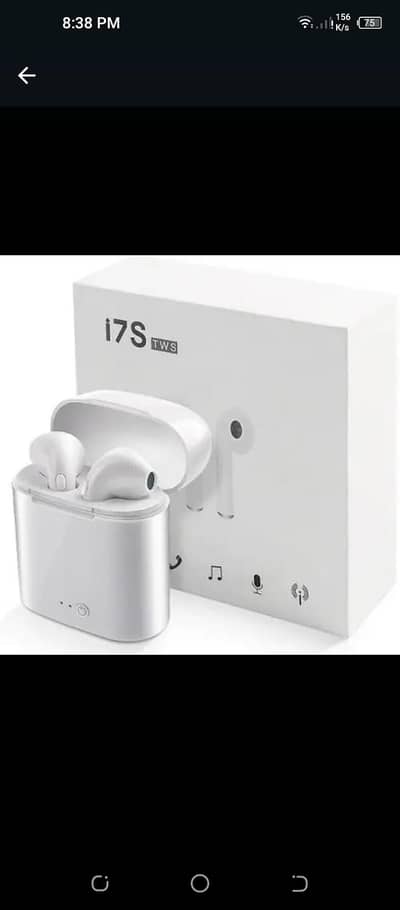 i7S TWS Wireless Bluetooth Earphones - Brand New