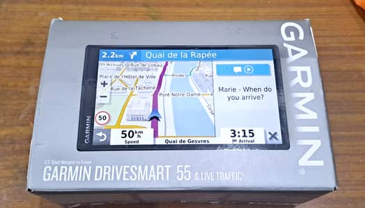 Garmin DriveSmart 55 | Original Car GPS Navigator | Open Box