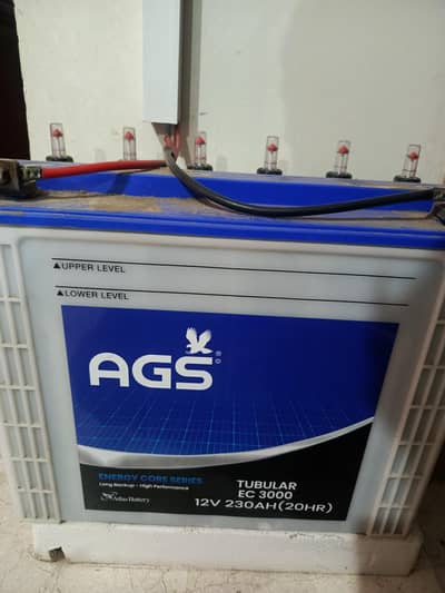 AGS Tubular EC 3000 Battery 12V 230Ah – 11 Months Used