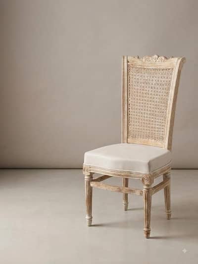 Wooden Cane Chairs & 4×8 ft Tables