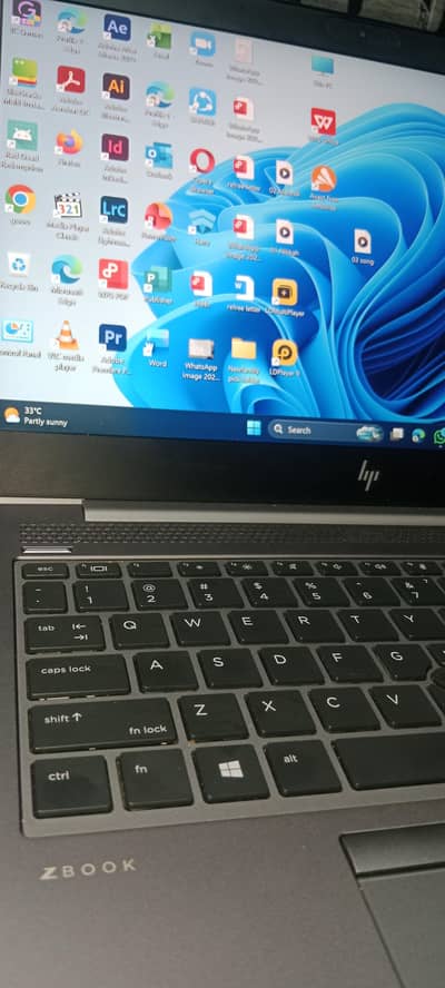 HP laptop 8 generation. Z. BOOK.