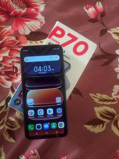 Itel A70 4+4/128 exchange available