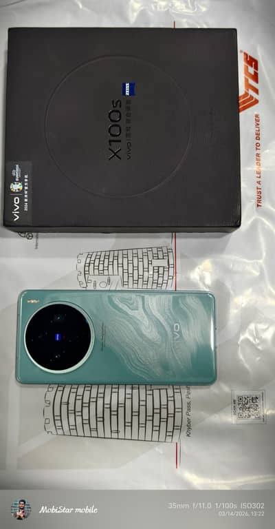 Vivo X100s Original Box 16/256 - Non PTA - Origin 6 CN Rom