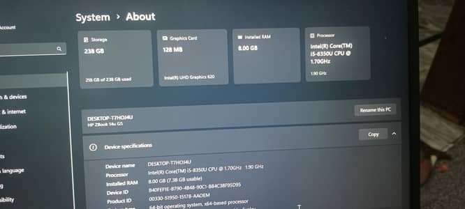 HP laptop 10/10 condition like brand new