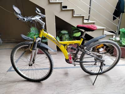 Double Flash Mountain Bicycle (Double Suspension) - Good Condition