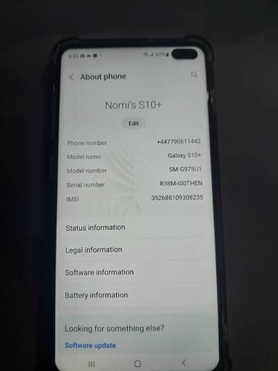 Samsung Mobile S10 Plus