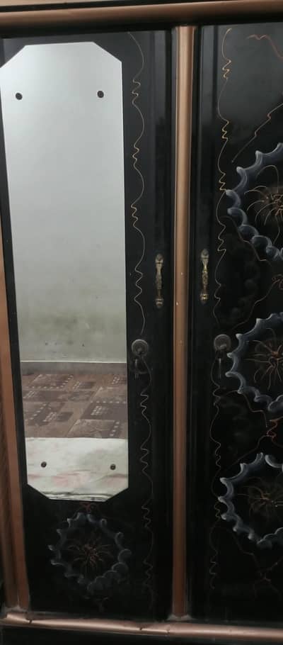 2 Door Steel Almari With Mirror | 2 Door Wardrobe | Iron Cloth Cabinet