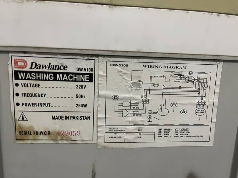 Washing machine 7