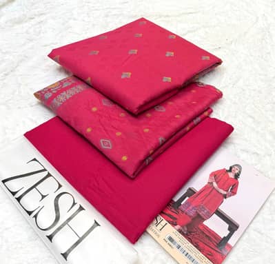 Jacquard Collection 3pc Lawn Collection