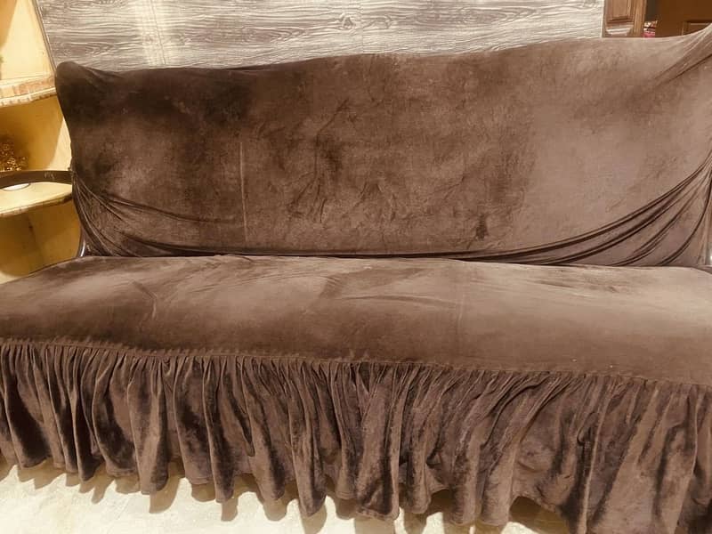Solid wooden sofa set 3