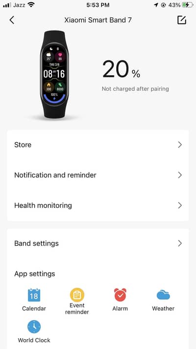 MI BAND 7 original