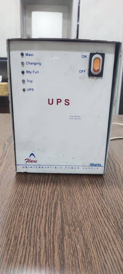 Flare 12V UPS Single Battery – Good Working Condition