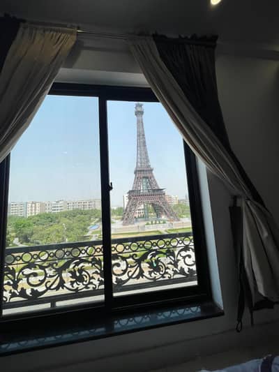 Daily stay Facing Eiffel Tower Extra Luxury Furnished One-Bedroom Apartment