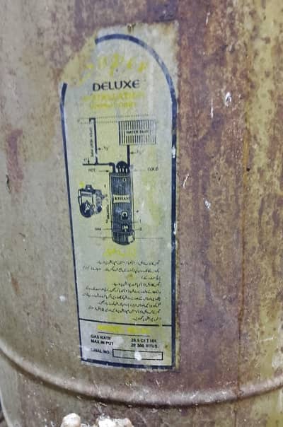 Blue Flame Gas Geyser