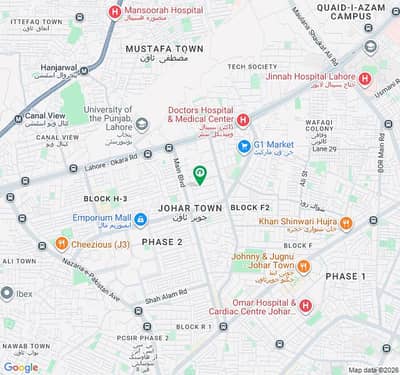 Kanal Lower Portion For Rent in Johar Town For Silent office use