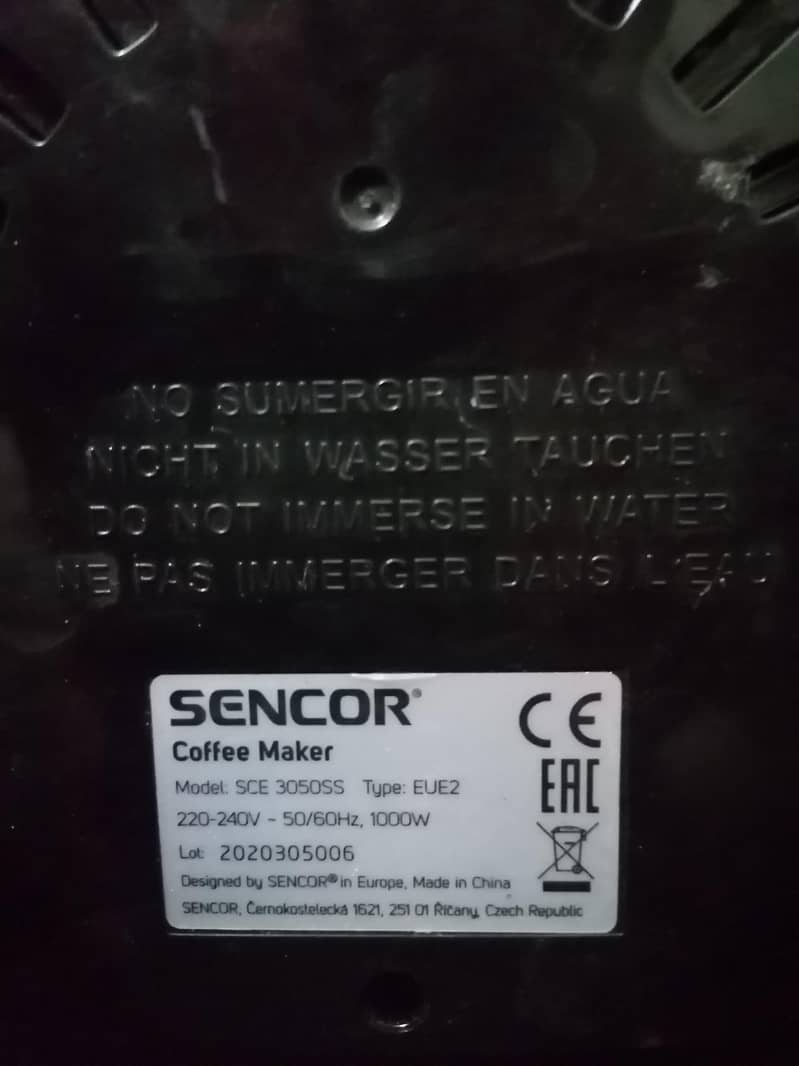 sencor coffee makee 6