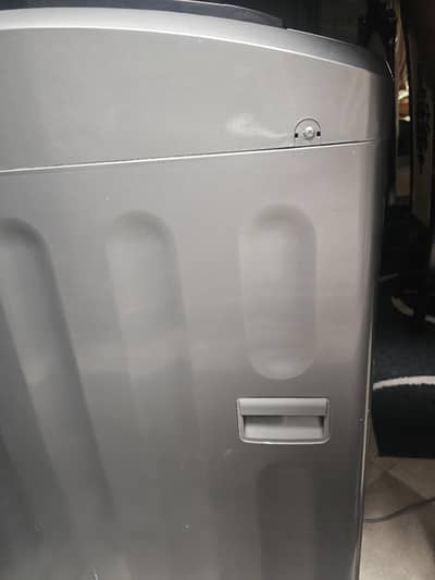 microwave and automatic haier washing machine