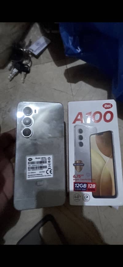 Itel A100 4GB 128GB Silver - 14 Days Used - Full Accessories - 31500