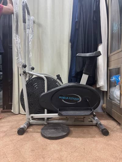 world Fitness Elliptical with free ABS twister