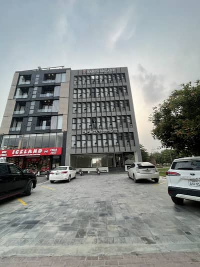 10 Marla commercial hall ground + basement for rent facing main boulevard