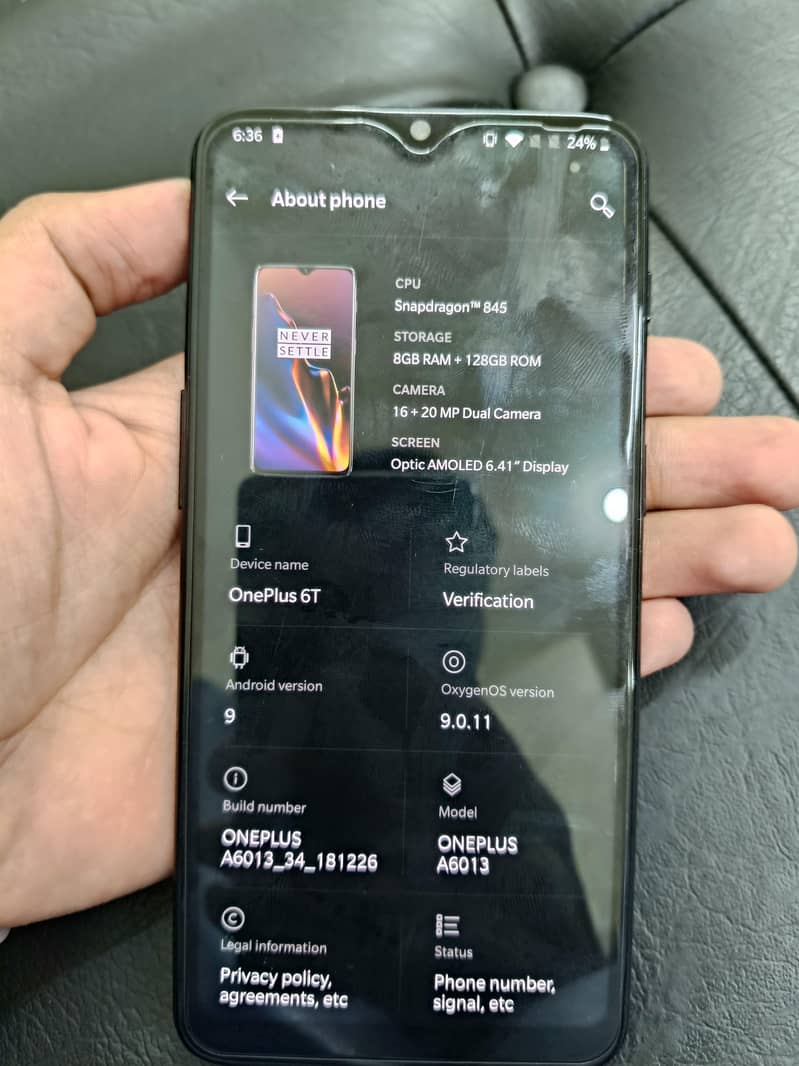 One Plus 6T 1