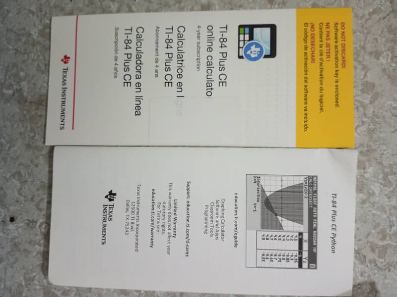 Graphing Calculator Texas Instrument Ti 84 Plus CE Python 5