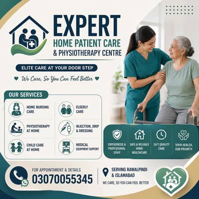 Home Nursing & Physiotherapy at Home Patient, Child & Elderly Care