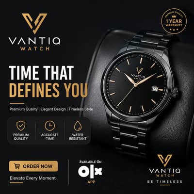 VANTIQ Men’s Luxury Watch | Premium Quality & Stylish Design