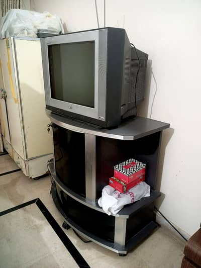 LG TV With Trolley For Sale