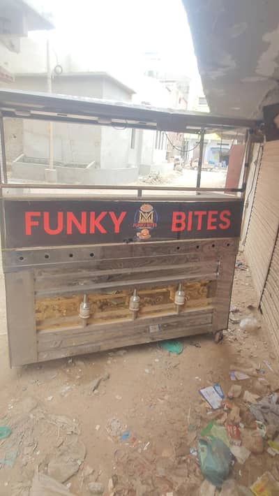 Burger and fries counter for rent or for sale
