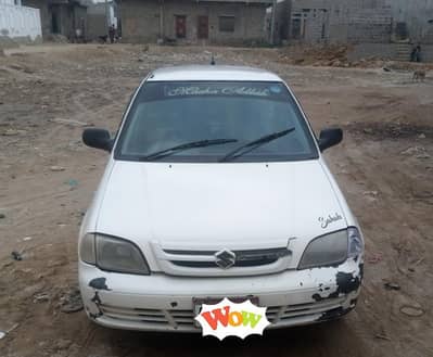My Suzuki Cultus vxr home used car. good condition neat and clean .