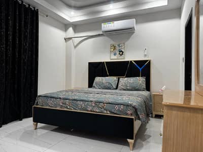 Short time 1bed ROM full furnished apartments safe and scour 100%coupe allow