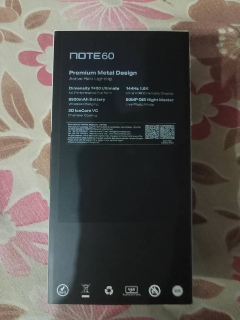 Infinix note 60 5