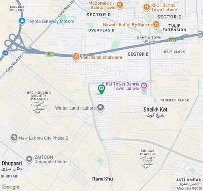 6 Marla Plot For Sale Tauheed Block Bahria Town Lahore
