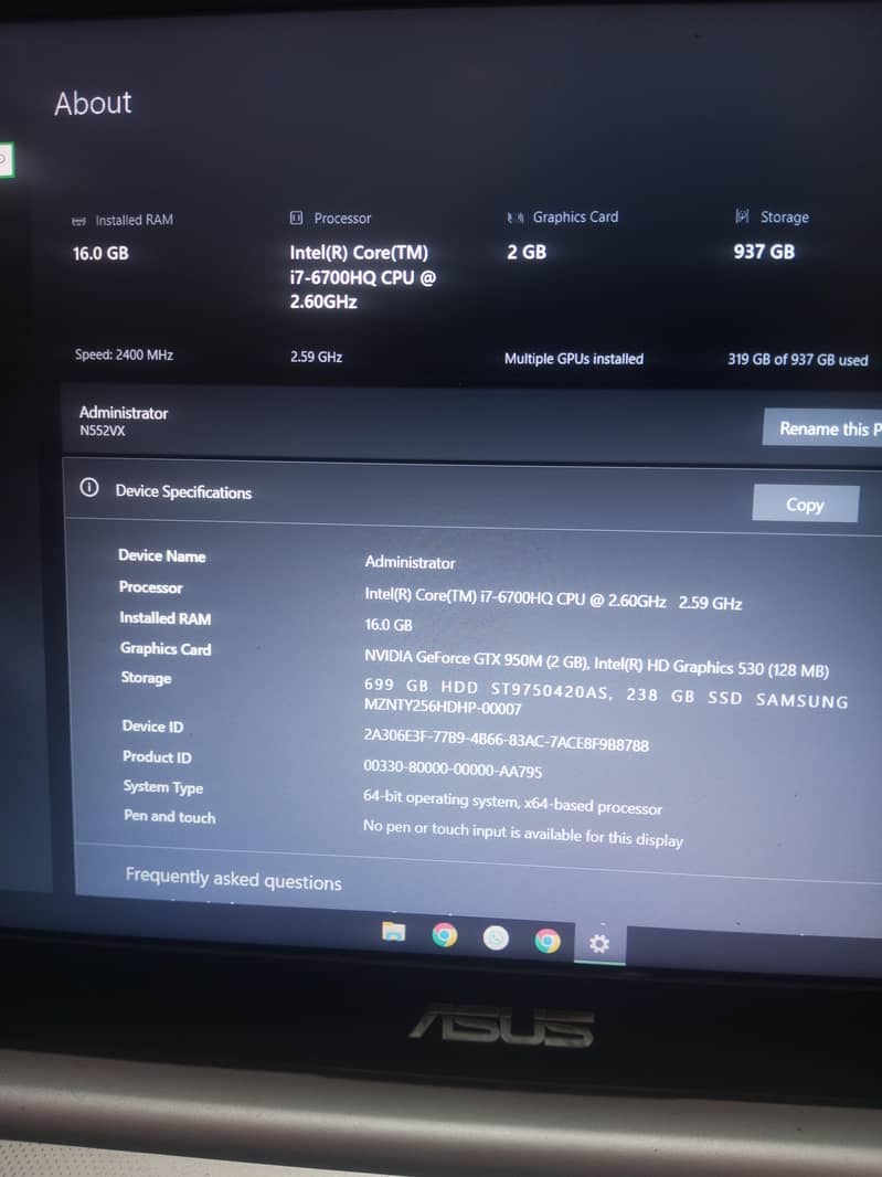 Asus N552vx 5